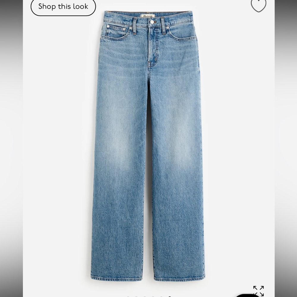 Madewell the perfect vintage wide leg jean in lakecourt wa
item style: nr404